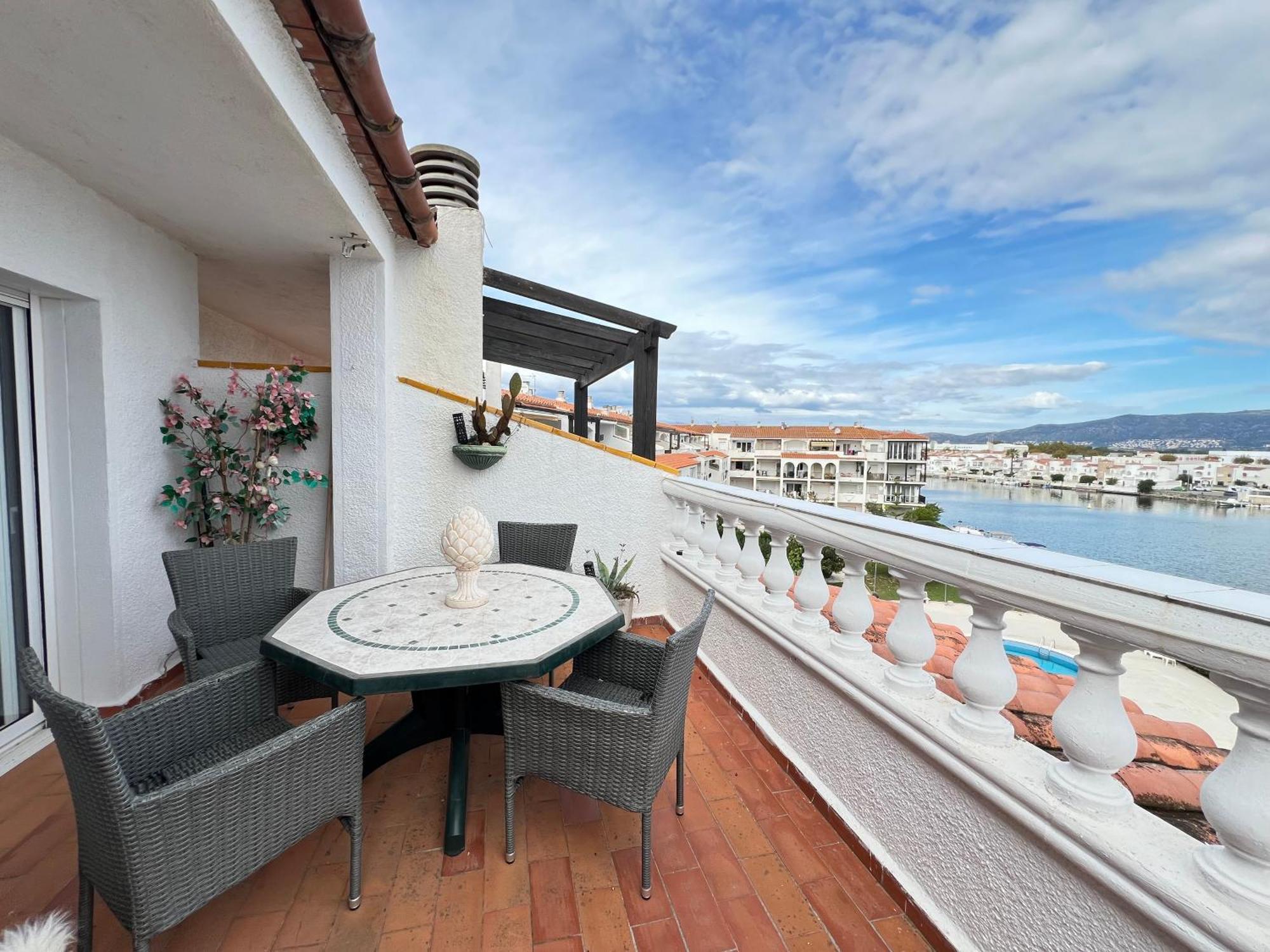 Apartamento Gran Lago Con Vistas Al Canal Empuriabrava Exteriör bild
