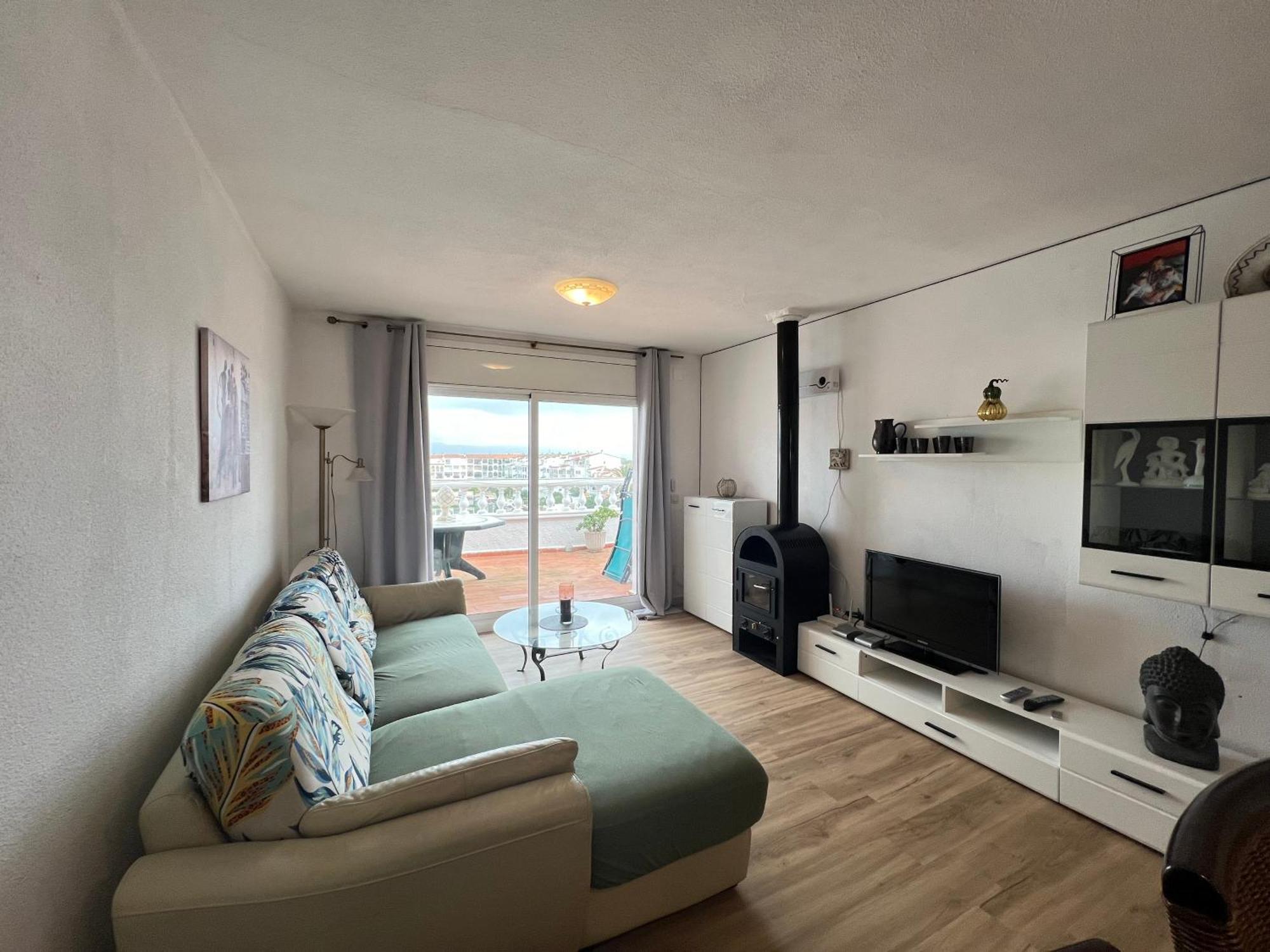 Apartamento Gran Lago Con Vistas Al Canal Empuriabrava Exteriör bild